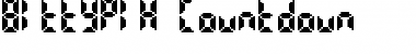 Download Bittypix Countdown Regular Font Title Preview