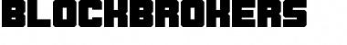 Download Blockbrokers Regular Font Title Preview