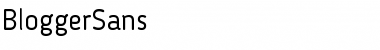 Download Blogger Sans Regular Font Title Preview
