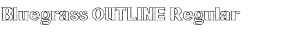 Download Bluegrass OUTLINE Regular Font Title Preview