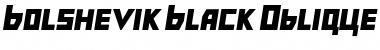 Download Bolshevik BlkObl Font Title Preview