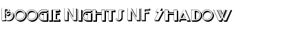 Download Boogie Nights NF Shadow Font Title Preview