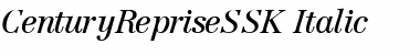 Download CenturyRepriseSSK Italic Font Title Preview