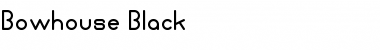 Download Bowhouse Black Font Title Preview