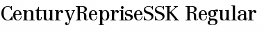Download CenturyRepriseSSK Regular Font Title Preview