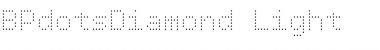 Download BPdotsDiamond Light Font Title Preview
