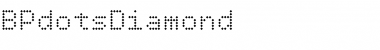 Download BPdotsDiamond Regular Font Title Preview