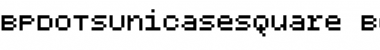 Download BPdotsUnicaseSquare Bold Font Title Preview