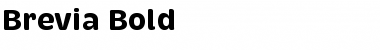 Download Brevia Bold Bold Font Title Preview