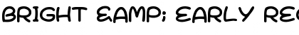 Download Bright & Early Regular Font Title Preview
