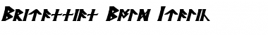 Download Britannian Bold Italic Font Title Preview