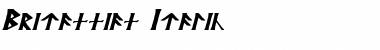 Download Britannian Italic Font Title Preview