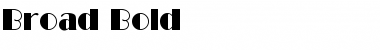 Download Broad Bold Font Title Preview