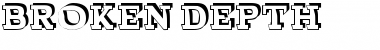 Download BROKEN DEPTH demo Regular Font Title Preview