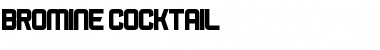 Download Bromine Cocktail Regular Font Title Preview