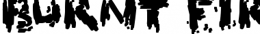 Download Burnt Firewood Regular Font Title Preview