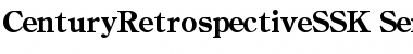Download CenturyRetrospectiveSSK SemiBold Font Title Preview