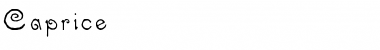 Download Caprice Medium Font Title Preview