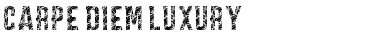 Download CARPE DIEM LUXURY demo Regular Font Title Preview