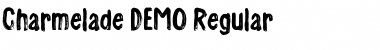 Download Charmelade DEMO Regular Font Title Preview
