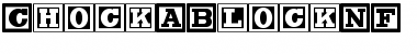 Download Chock A Block NF Regular Font Title Preview