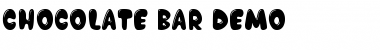 Download Chocolate Bar Demo Regular Font Title Preview