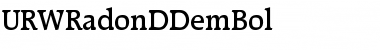 Download URWRadonDDemBol Regular Font