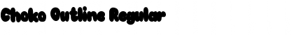 Download Choko Outline Regular Font Title Preview