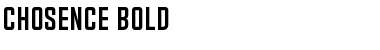 Download Chosence Bold Font Title Preview