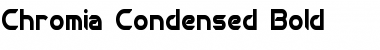 Download Chromia Condensed Bold Font Title Preview