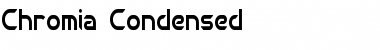 Download Chromia Condensed Regular Font Title Preview