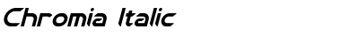 Download Chromia Italic Font Title Preview