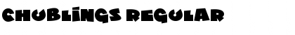 Download Chublings Regular Font Title Preview