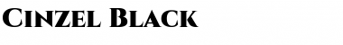 Download Cinzel Black Font Title Preview