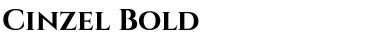 Download Cinzel Bold Font Title Preview
