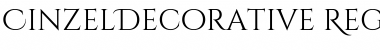 Download Cinzel Decorative Regular Font Title Preview