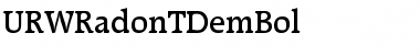 Download URWRadonTDemBol Regular Font