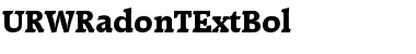 Download URWRadonTExtBol Regular Font