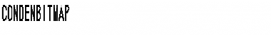 Download CondenBitmap CondenBitmap Font Title Preview