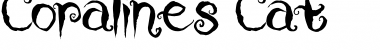 Download Coraline's Cat Regular Font Title Preview