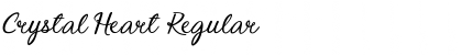 Download Crystal Heart Regular Font Title Preview
