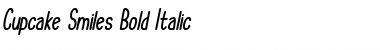 Download Cupcake Smiles Bold Italic Font Title Preview