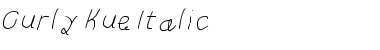Download Curly Kue Ita Font Title Preview