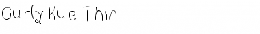 Download Curly Kue Thin Font Title Preview