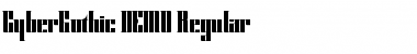 Download CyberGothic DEMO Regular Font Title Preview