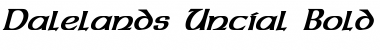 Download Dalelands Uncial Bold Italic Font