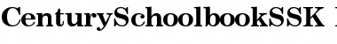 Download CenturySchoolbookSSK Bold Font Title Preview