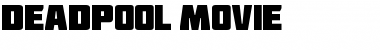 Download Deadpool Movie Regular Font Title Preview