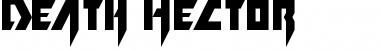 Download Death Hector Regular Font Title Preview