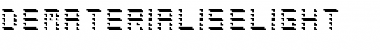 Download Dematerialise Light Font Title Preview